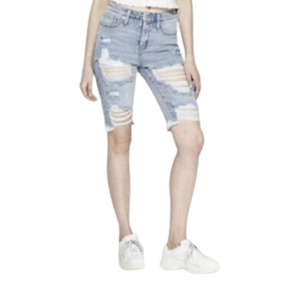 [Wild Fable] Hi Rise Ripped Bermuda Shorts - Sz 0